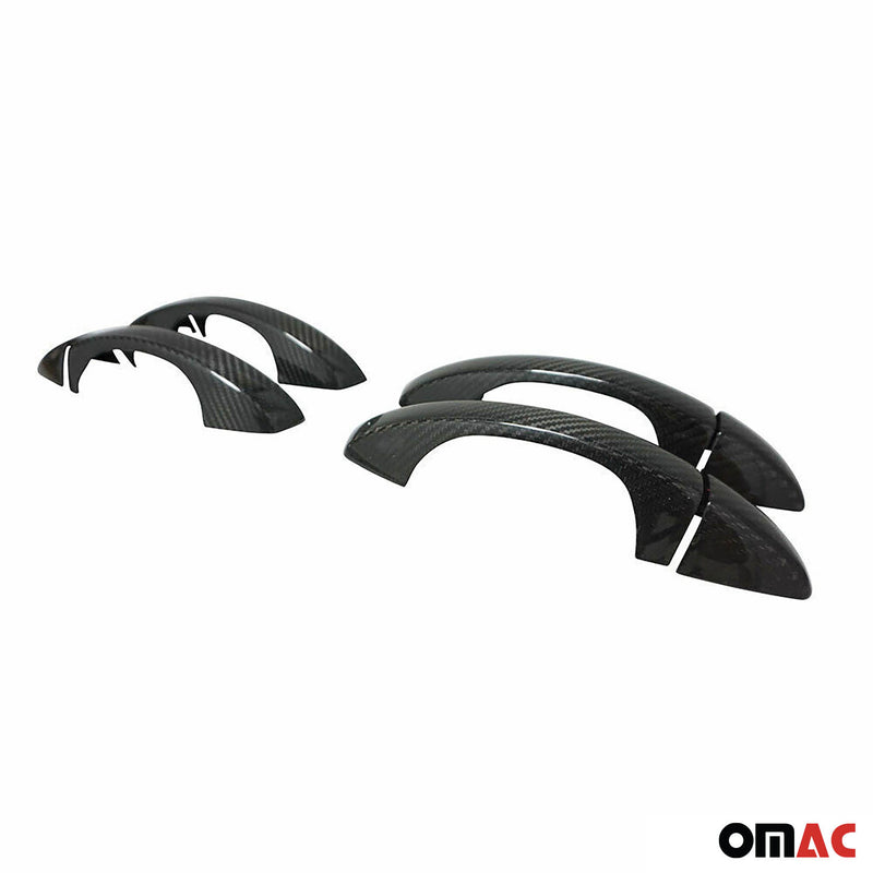 Türgriff Blende Türgriffkappen für Skoda Octavia 13-19 Superb 15-25 Carbon