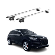 Dachträger Grundtäger für Audi Q7 2005-2015 100kg Aluminium Silber 2tlg ABE