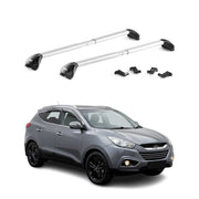 Dachträger Grundtäger für Hyundai ix35 2010-2015 100kg Alu Silber 2 tlg ABE
