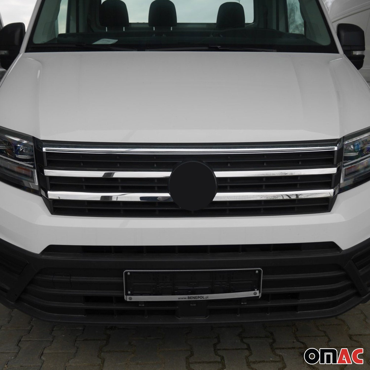 Kühlergrill Leisten Grillleisten für VW Grand California 2018-2021 Chrom 4x