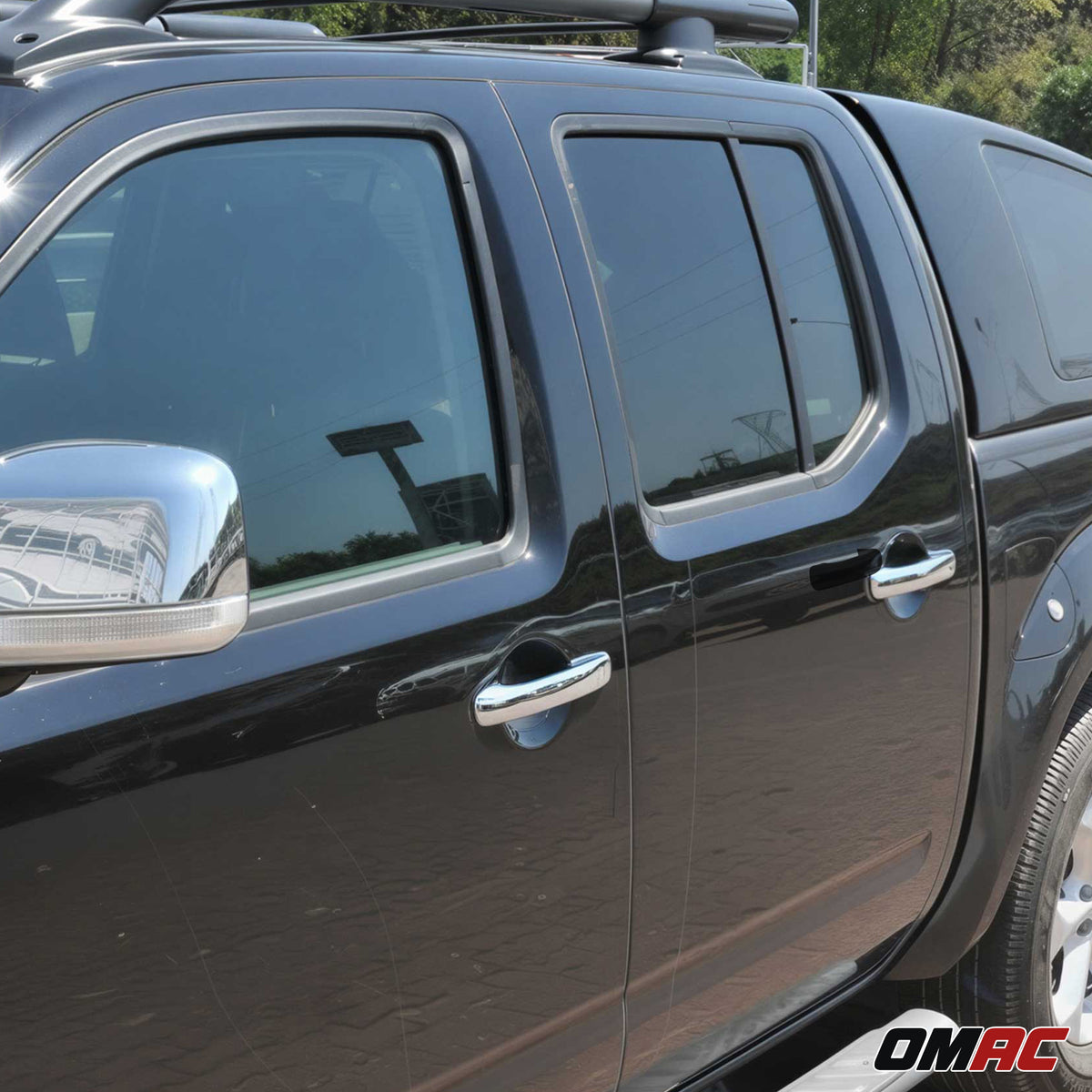 Chrom Türgriff Blende für Nissan Navara 2005-2015 2Tür vorne Edelstahl 4tlg