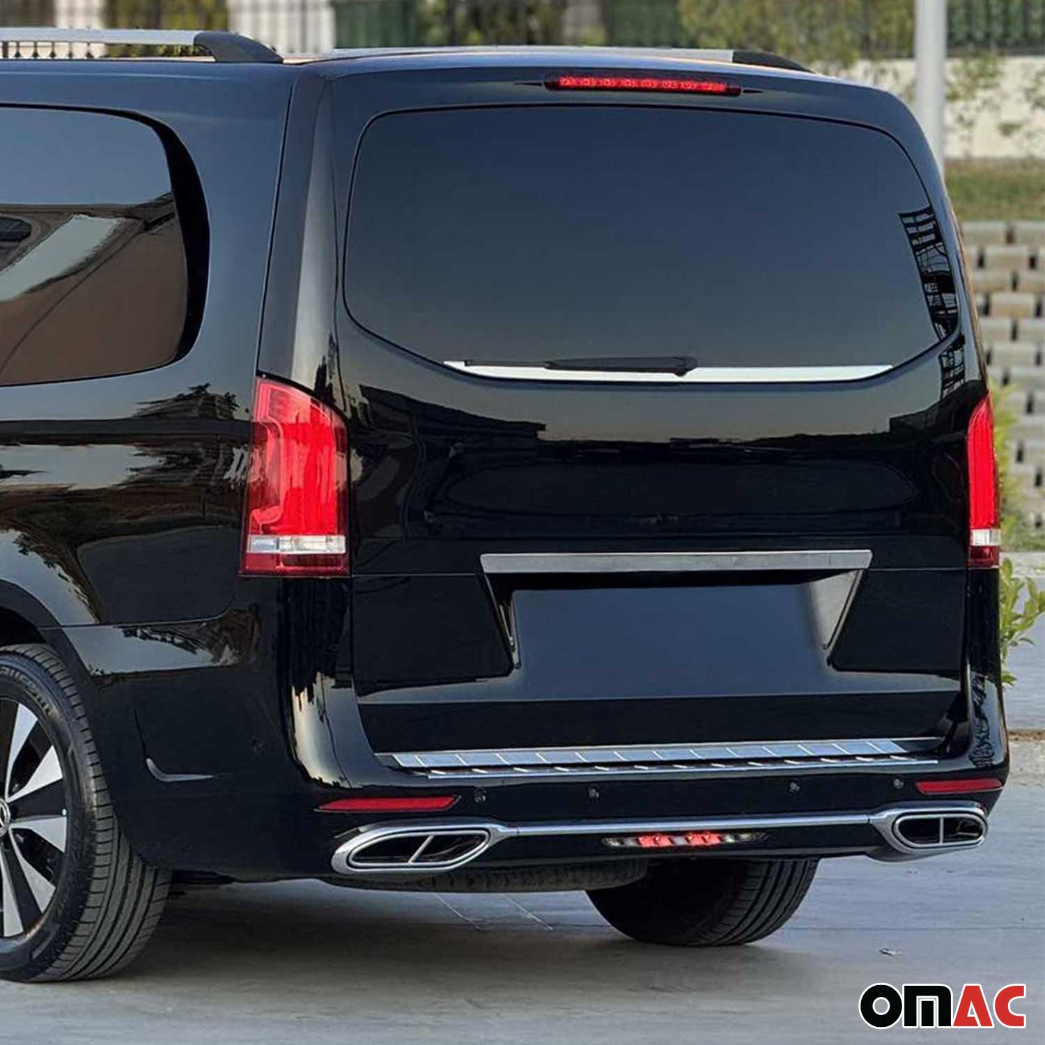 Heckklappe Kofferraumöffner für Mercedes Vito W447 2014-2026 Edelstahl Chrom