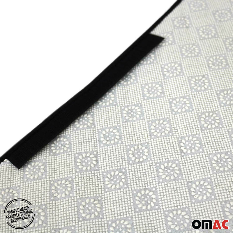 Fußmatten Leder Automatten für Audi Q7 4LB 2006-2015 Kunstleder Schwarz Rot 4tlg