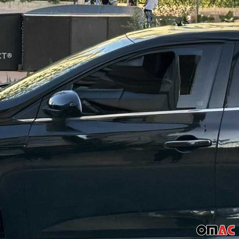 Fensterleisten Zierleisten für Renault Megane 2016-2020 Schrägheck Chrom 6tlg