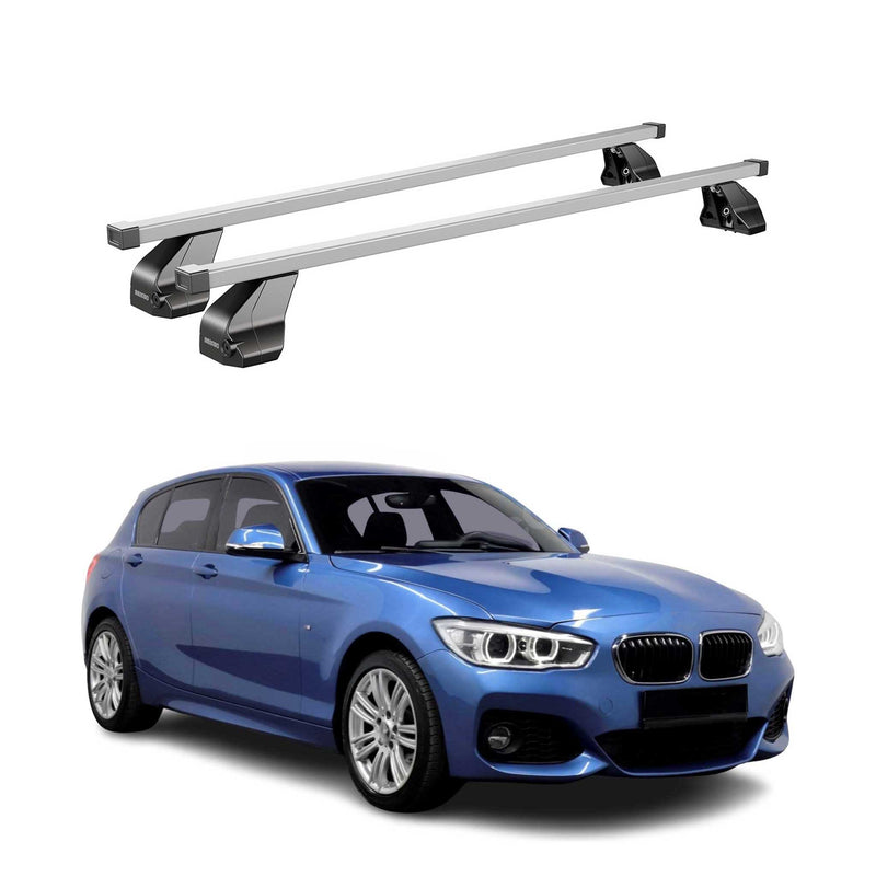 Menabo Dachträger für BMW 1er F20 F21 2012-2019 75kg Stahl Silber 2x