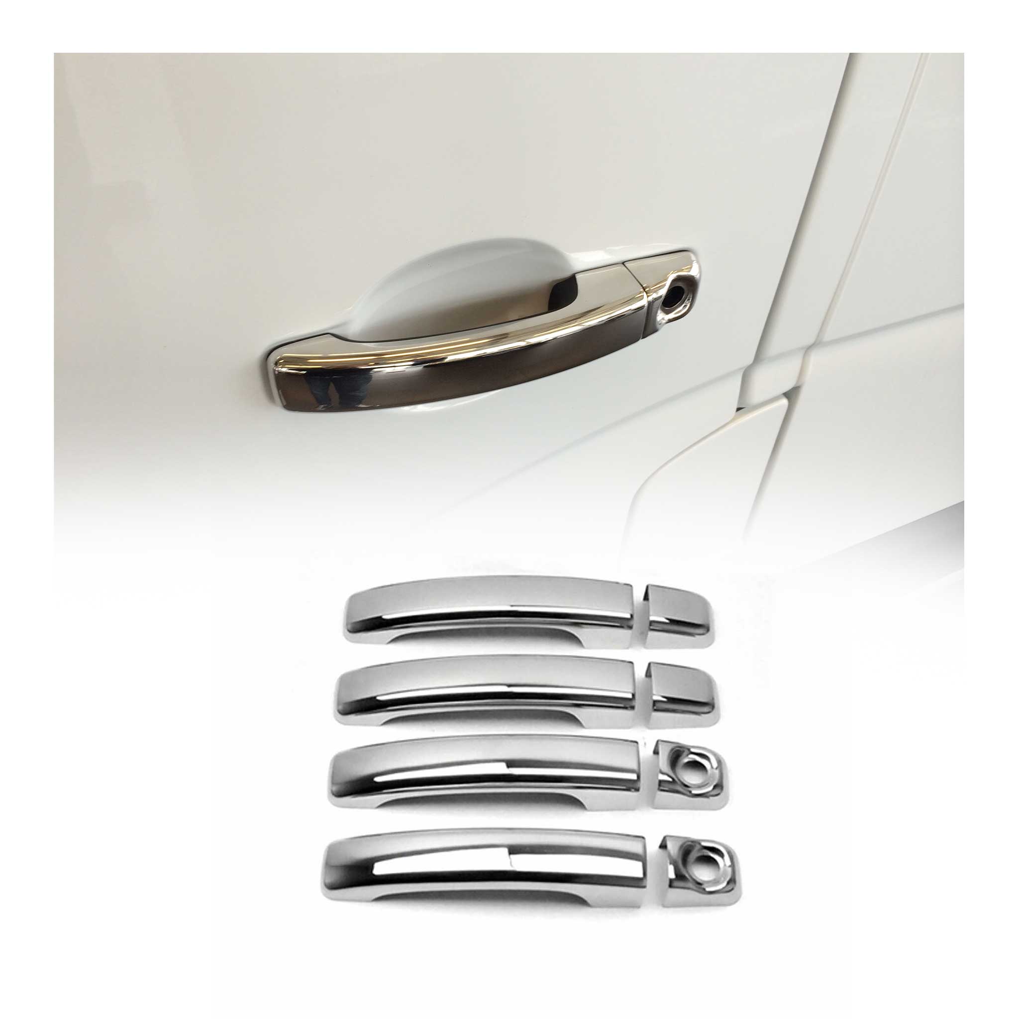 Türgriff Blende Chrom für Renault Master 2010-2021 4-Tür Edelstahl 8x