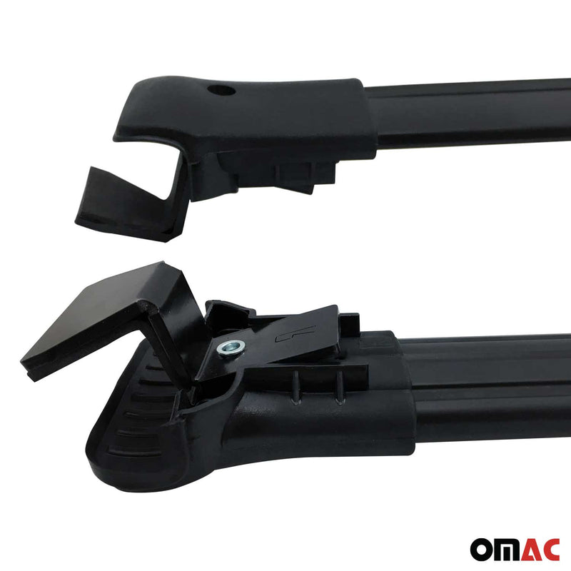 Dachträger Grundtäger für Dacia Duster mk1 2014-2017 FL 75kg Alu Schwarz 2 tlg