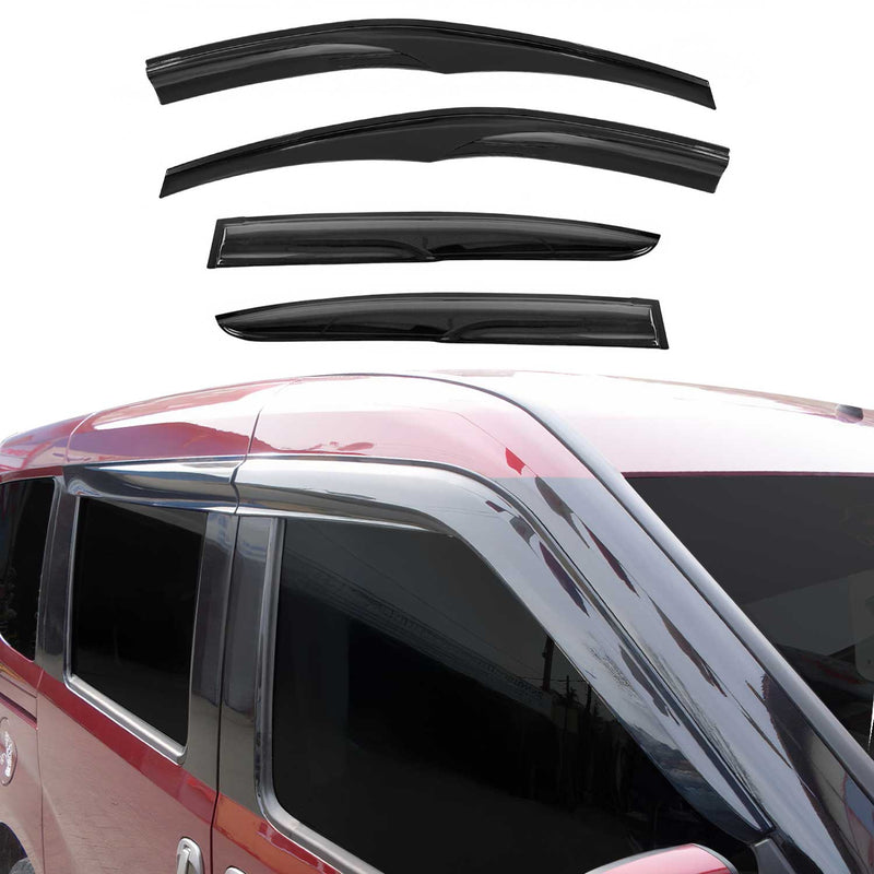 4x Windabweiser Regenabweiser für Ford Tourneo Courier 2014-2024 Acryl Dunkel