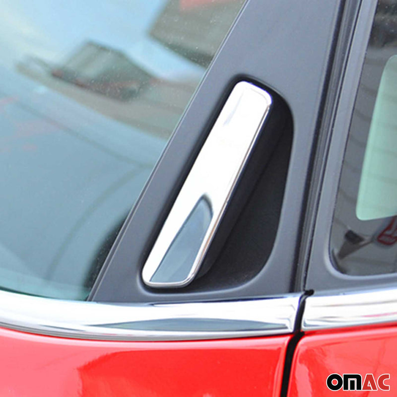 Türgriff Blende Türgriffkappen für Renault Clio 2012-2019 Edelstahl Silber 2tlg