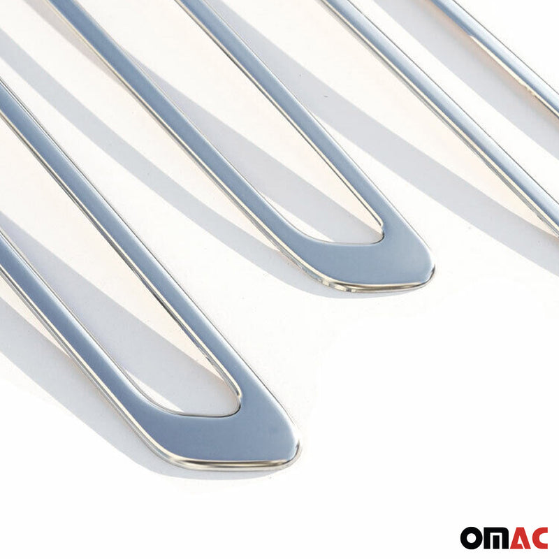 Kühlergrill Leisten Grillleisten für Ford Transit 2014-2019 Edelstahl Silber 3x