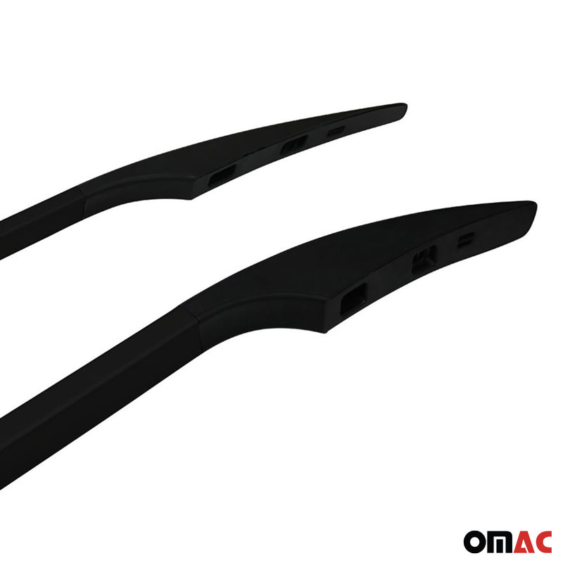 Dachreling Dachgepäckträger Relingträger für Jeep Renegade 2015-2024 Alu Schwarz