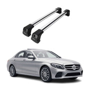 Dachträger Grundtäger für Mercedes E Klasse W213 2017-2020 Pre-FL Alu Silber 2x