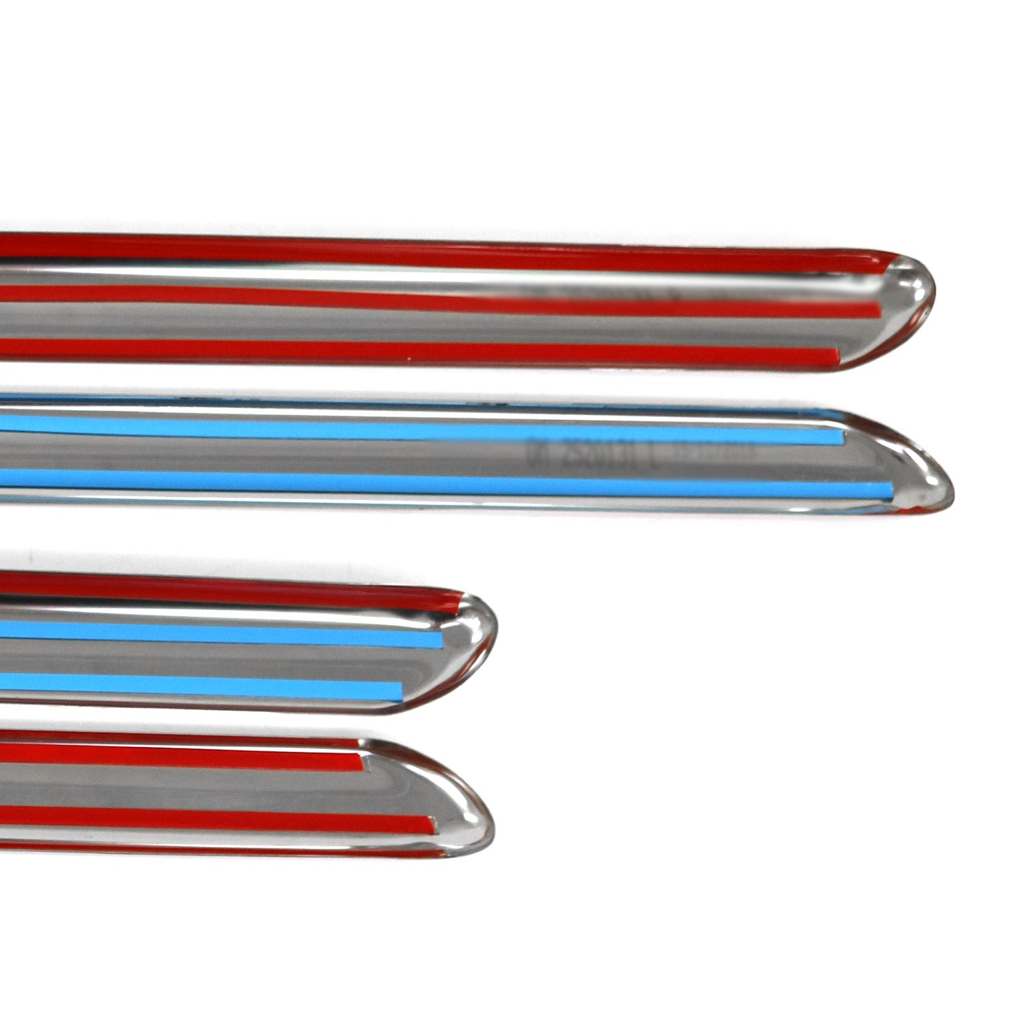 Seitentürleiste Türleisten Türschutzleiste für Fiat Doblo 2000-2006 Edelstahl 4x