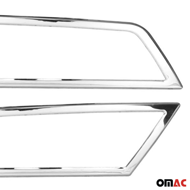 Nebelscheinwerfer Rahmen Umrandung für Skoda Superb 2015-2018 Edelstahl 2x