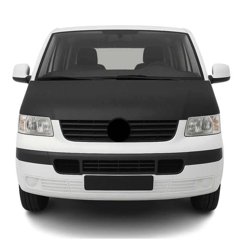 Haubenbra Bonnet Bra Steinschlagschutz für VW Transporter T5 2003-2010 Schwarz