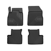 Fußmatten Gummimatten No.77 für Nissan Micra K13 2010-2016 TPE Schwarz 4 tlg