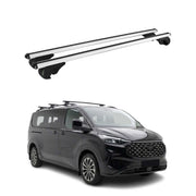 Dachträger Grundträger für Ford Tourneo Custom II 2023-2026 TÜV Alu Silber 2x