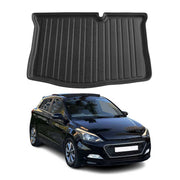 Kofferraumwanne Laderaumwanne für Hyundai i20 2014-2020 Gummi TPE Schwarz
