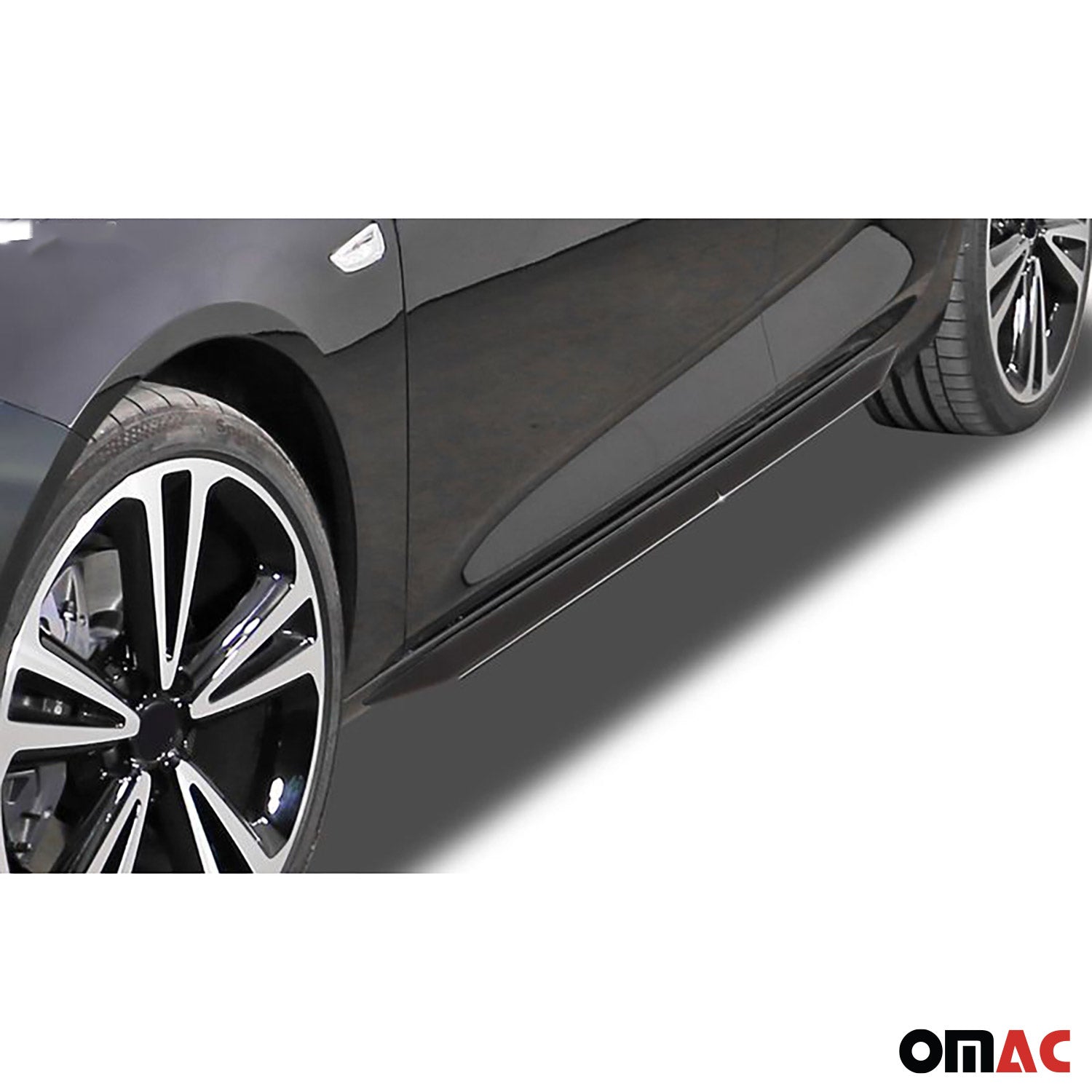 RDX Seitenschweller für Opel Zafira B 2005-2012 ABS Schwarz glänzend