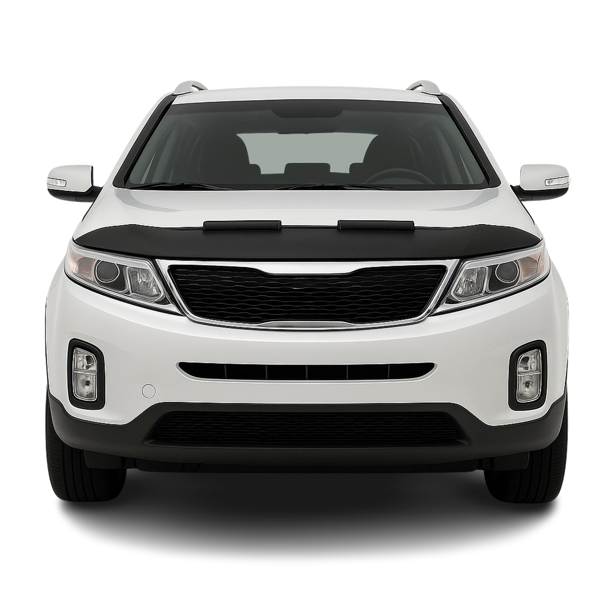 Haubenbra Steinschlagschutz Bonnet Bra für Kia Sorento 2010-2013 Schwarz Halb