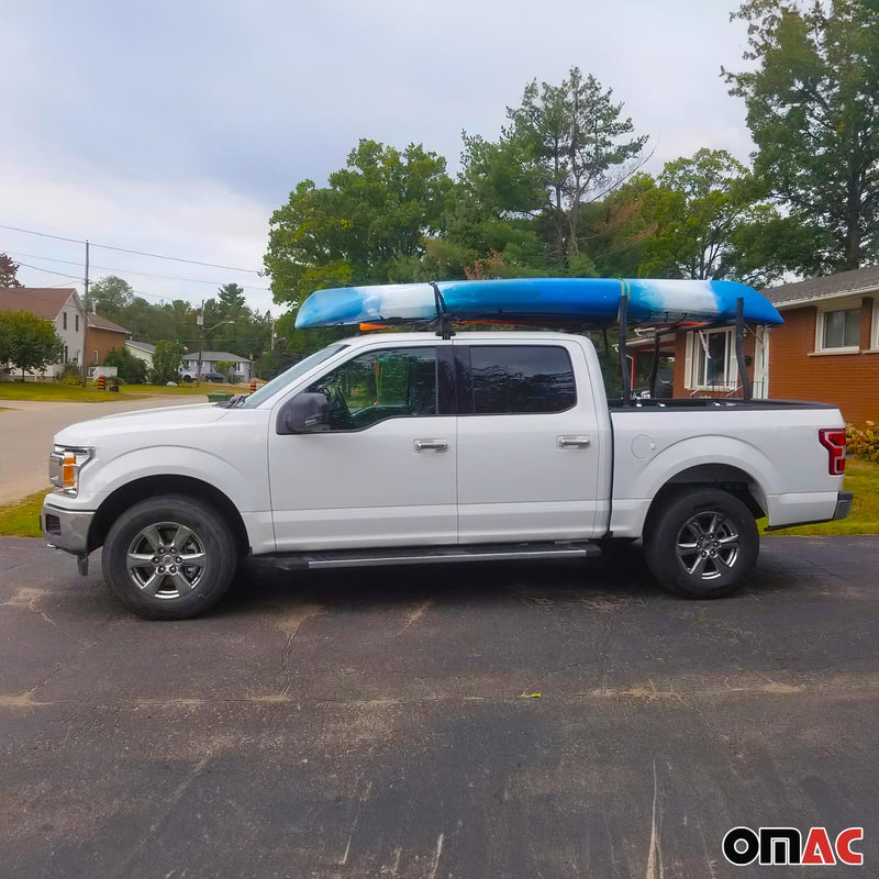 Menabo Dachträger Grundtäger für Ford Ranger 2012-2022 DoubleCab ABE Schwarz 2x