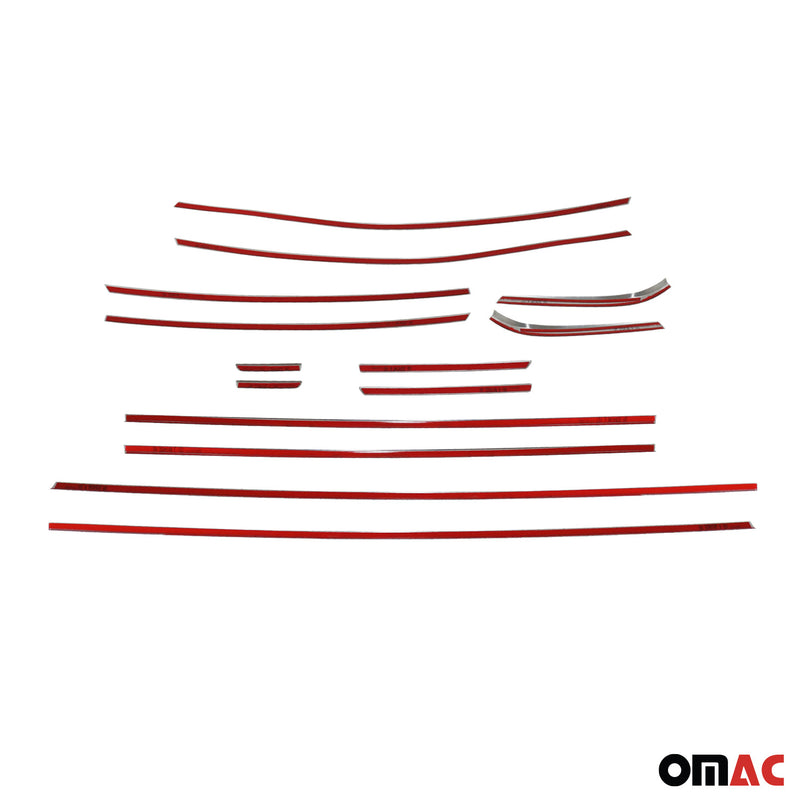 Fensterleisten Zierleisten für Hyundai Bayon 2021-2025 Edelstahl Chrom 14tlg