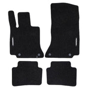 Velours Fußmatten für Mercedes-Benz C-Klasse W206 2021-2026 Schwarz 4 teile