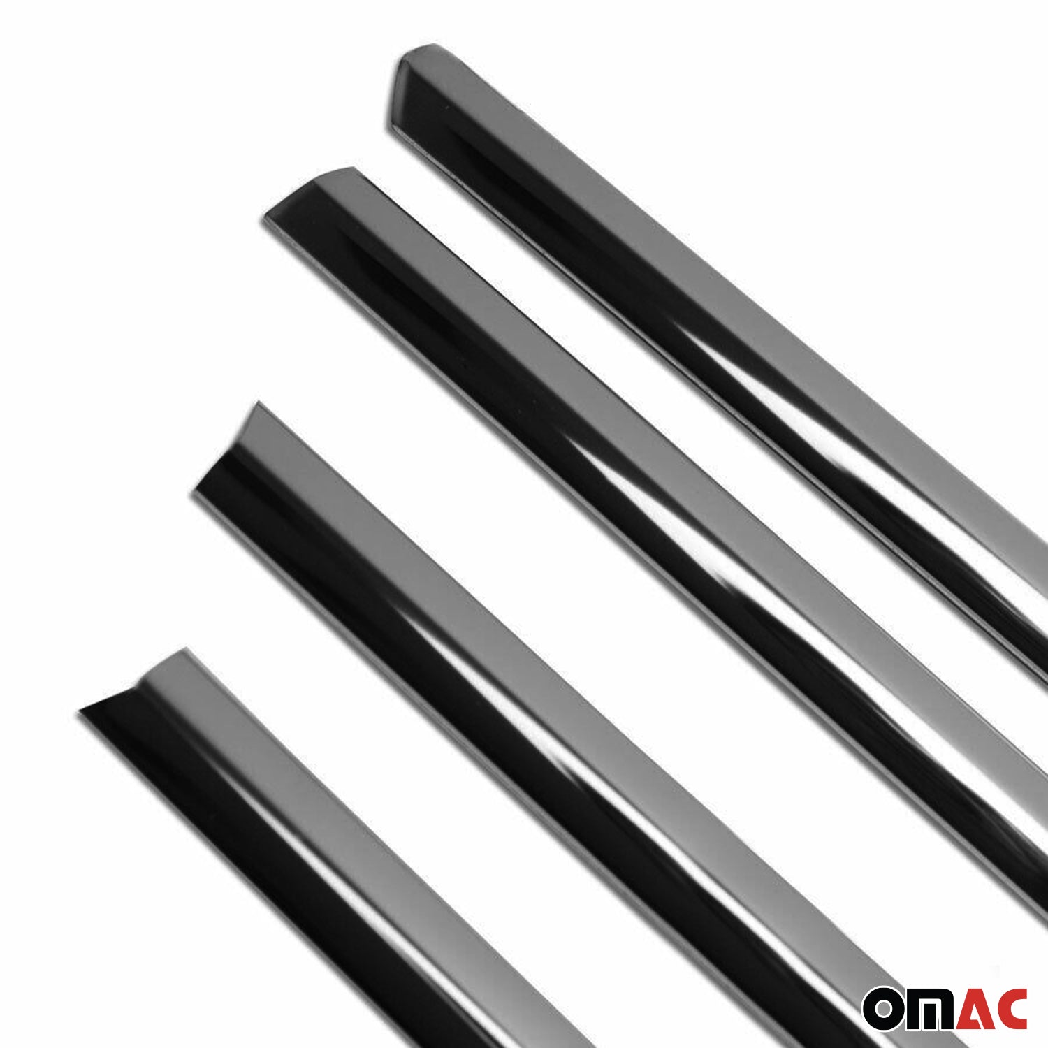 Fensterleisten Zierleisten für VW Golf 2012-2019 Edelstahl Dunkel 4tlg