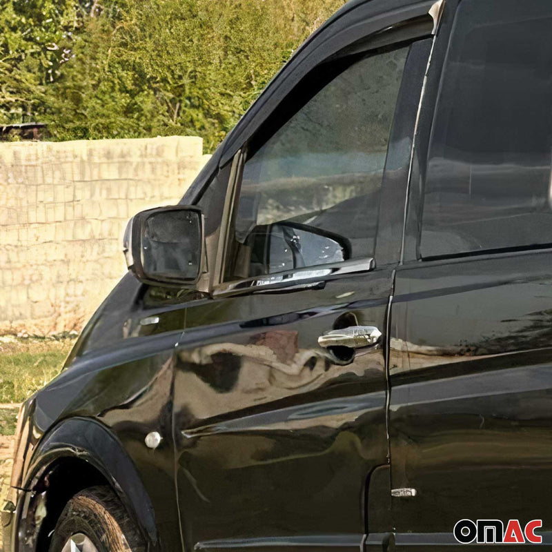 Fensterleisten Zierleisten für Mercedes Vito W639 2003-2014 Edelstahl Chrom 2tlg