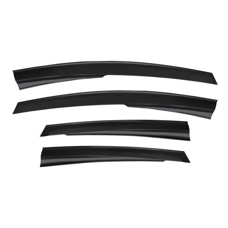 4x Windabweiser Regenabweiser für Ford Fiesta Schrägheck 2008-2017 5tür Dunkel