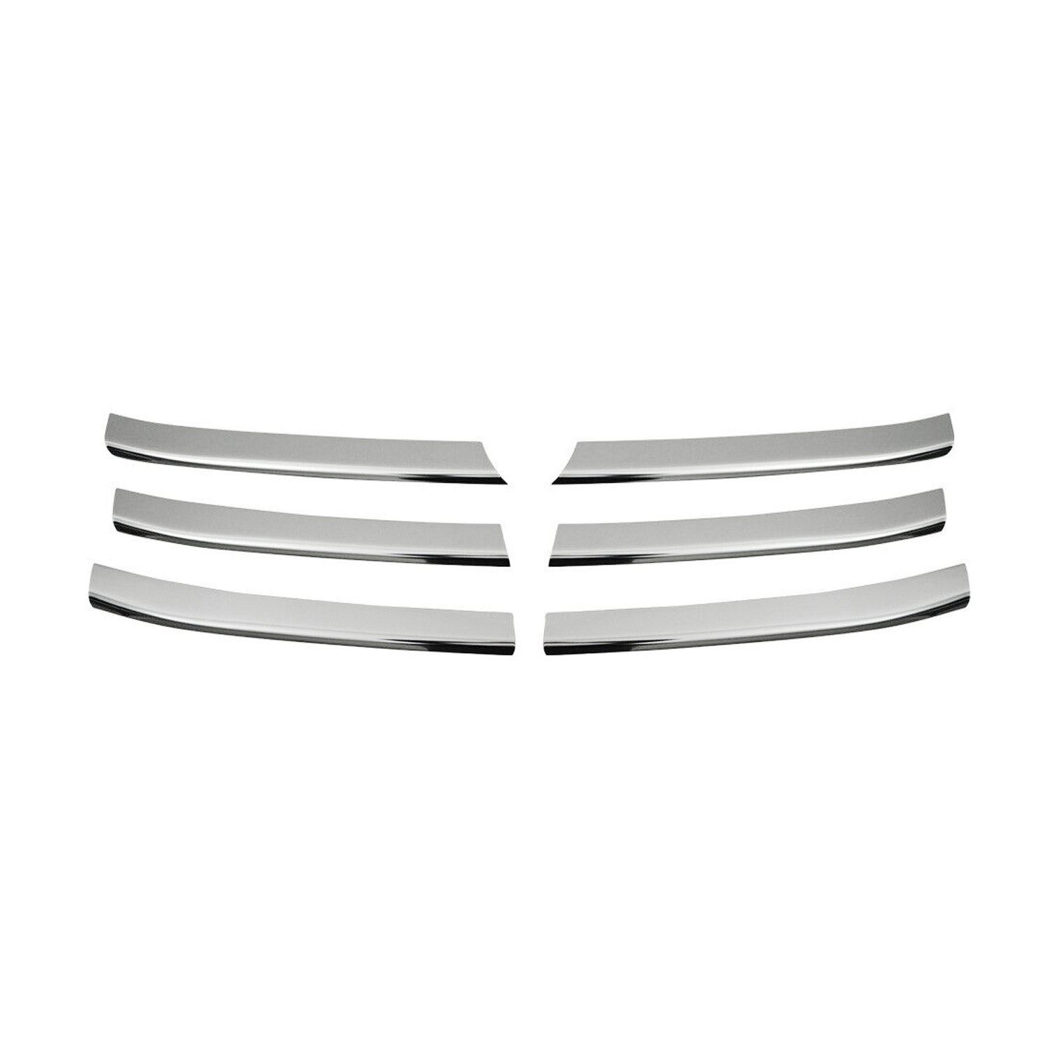 Kühlergrill Leisten Grillleisten für VW Caravelle T5 Multivan 2003-2010 Chrom 6x