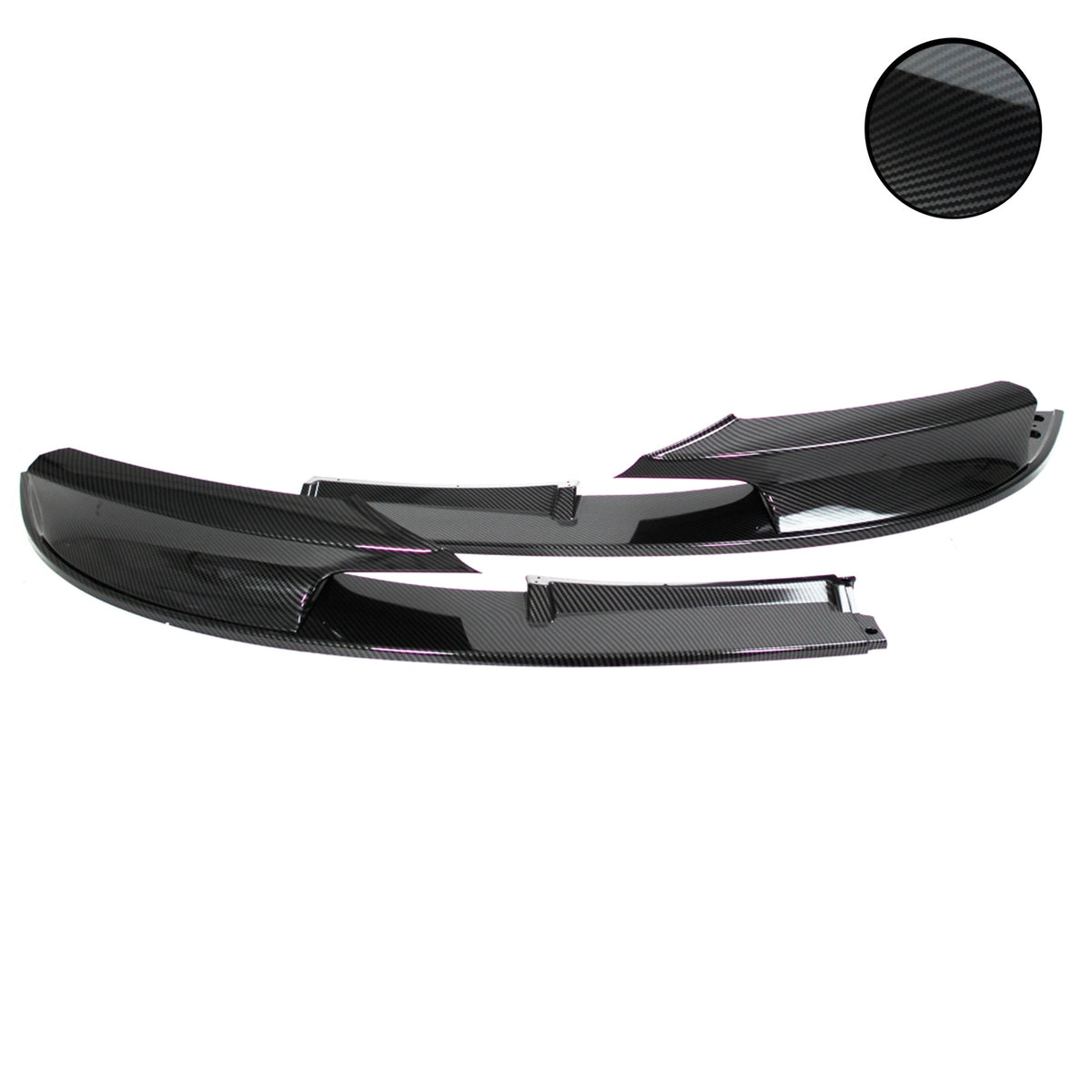 JOM Frontspoilerlippe für BMW 3er (F30/F31) 2011-2019 Carbon Optik Sport Look 2-teilig