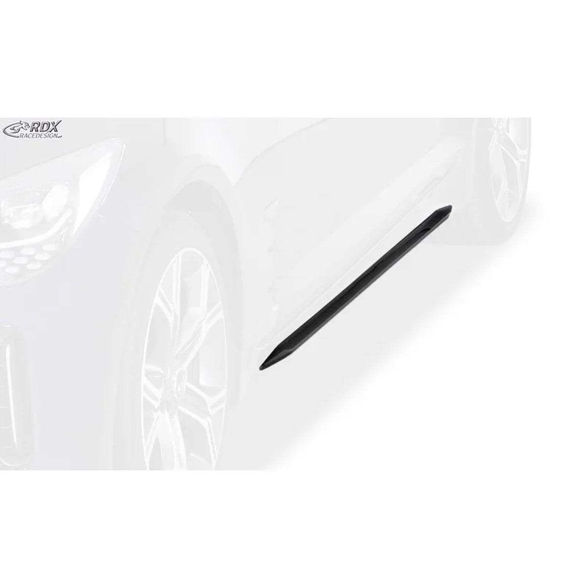 RDX Seitenschweller 'Slim' für Kia Stinger CK 2018- ABS Schwarz 2er-Set TÜV