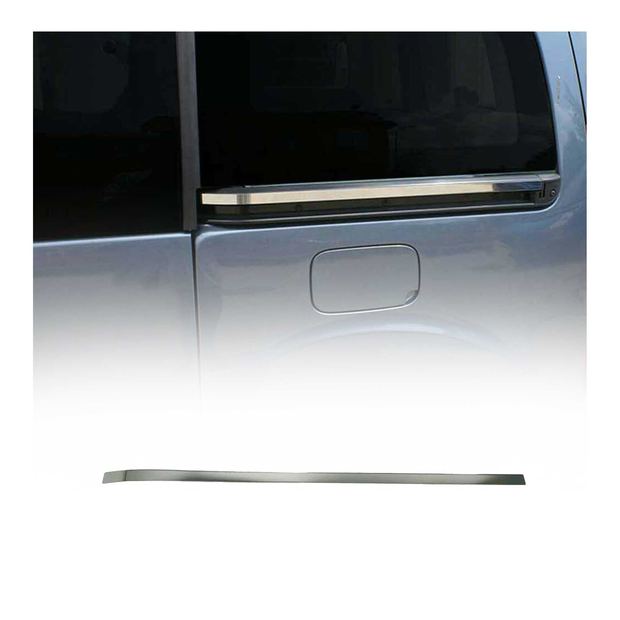 Seitentürleiste Türleisten Türschutzleiste für Peugeot Bipper 2008-2024 Chrom 2x