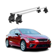 Menabo Dachträger Grundtäger für Seat Ibiza mk5 2017-2026 50kg Stahl Silber 2x
