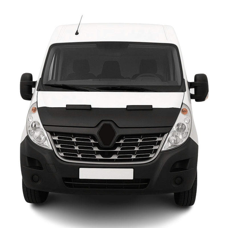 Haubenbra Steinschlagschutz Bonnet Bra für Renault Master 2014-2020 Schwarz Halb