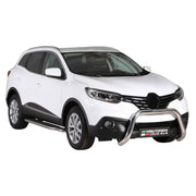 Frontbügel Frontschutzbügel für Renault Kadjar 2015-2018 ø76mm Stahl Silber