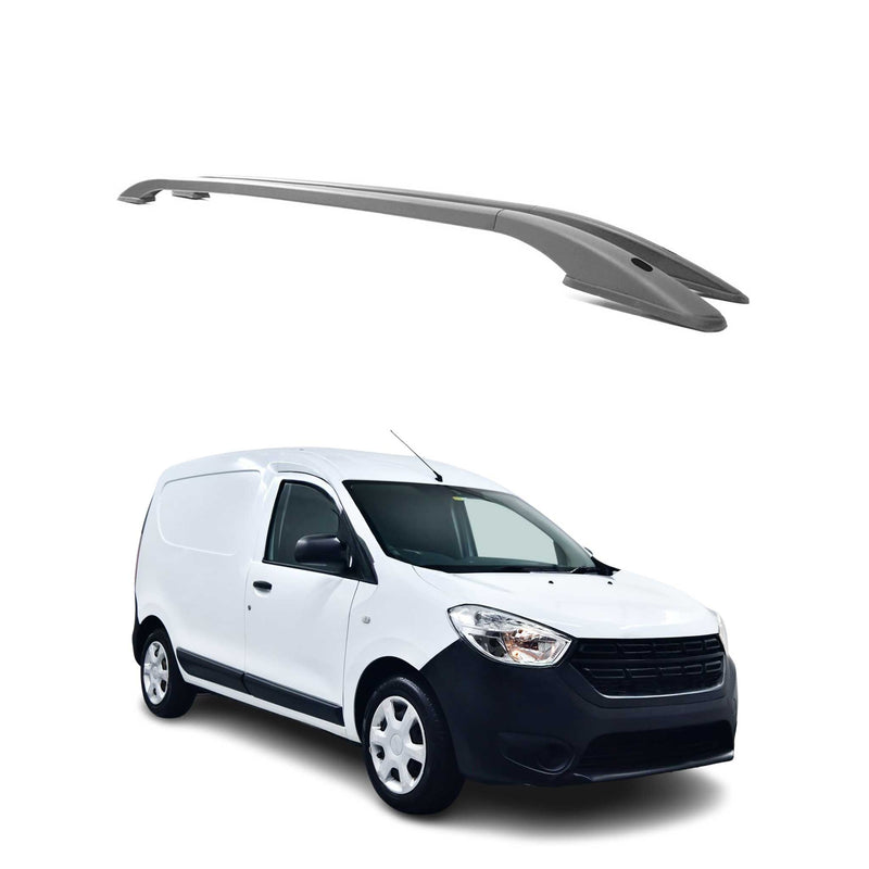 Dachreling Relingträger Aluminium für Dacia Dokker 2012-2021 Alu Silber 2x