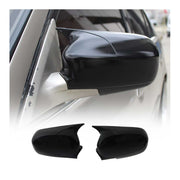 Spiegelkappen Spiegelabdeckung für Honda Civic 2002-2004 ABS Schwarz Glanz 2tlg