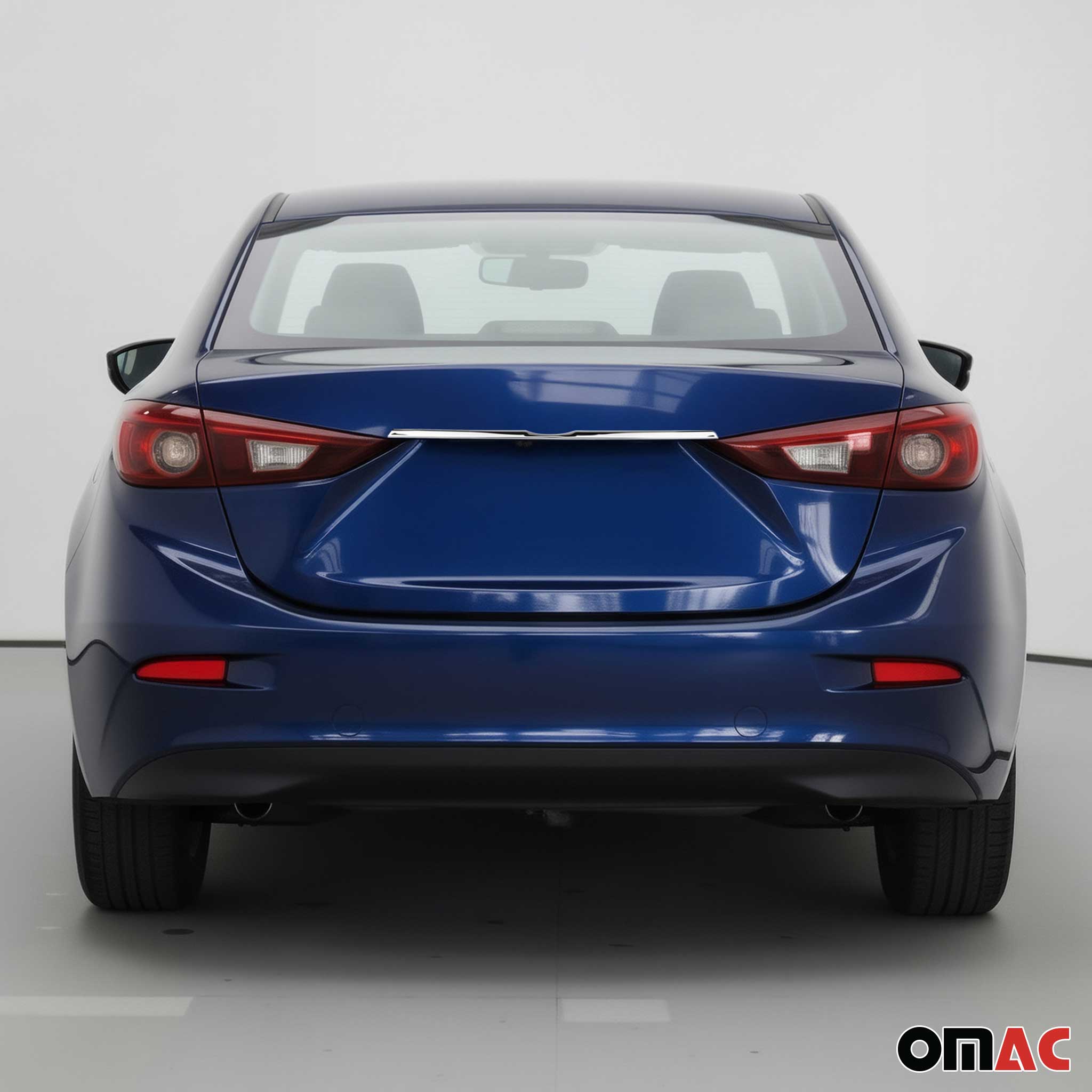 Kofferraumleiste Heckleiste für Mazda 3 Limo 2013-2019 Edelstahl Glanz Chrom 1x