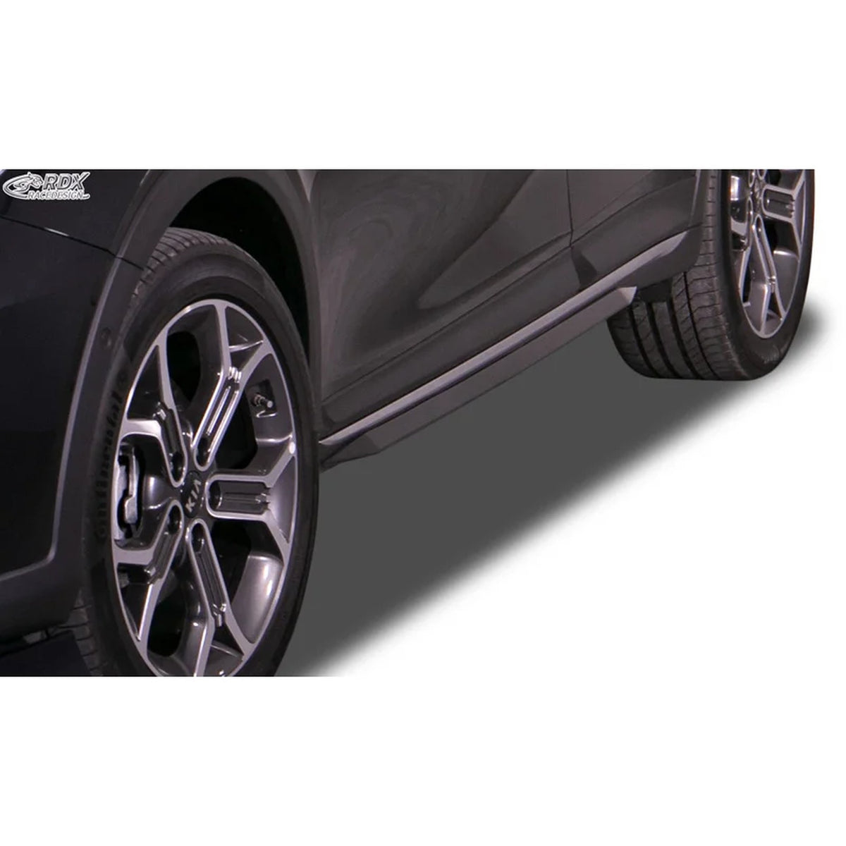RDX Seitenschweller 'Slim' für Kia XCeed 2019- ABS Schwarz 2er-Set TÜV