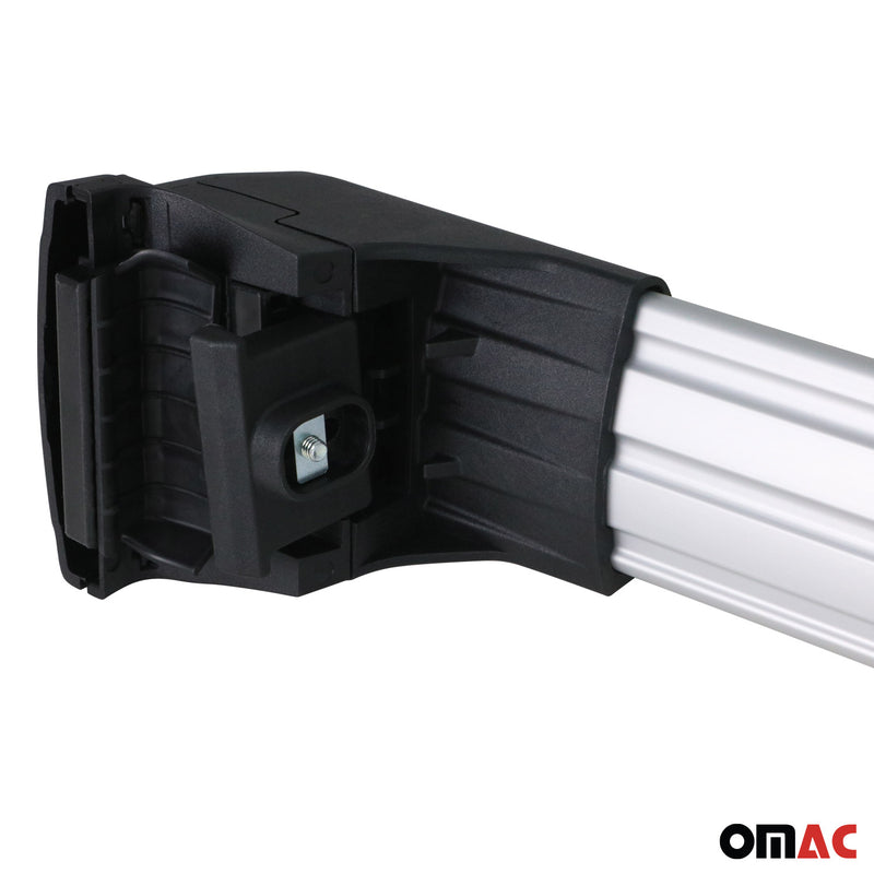 Dachträger Grundtäger für Mitsubishi ASX 2010-2023 75kg Aluminium Silber 2 tlg