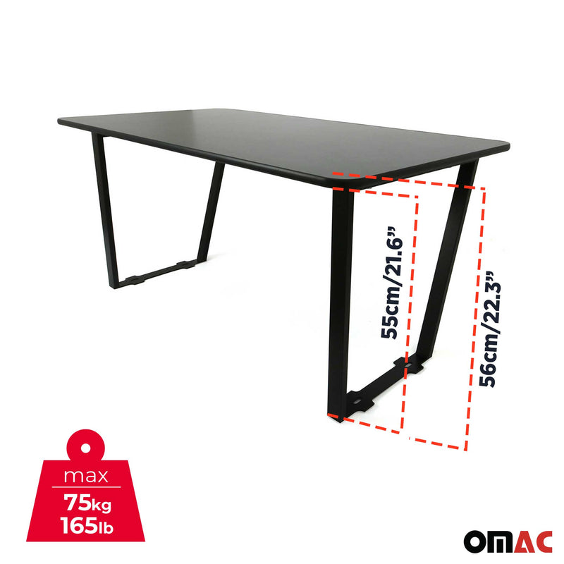 Multiflexboard Bettverlängerung Ablage für Volkswagen T7 2024-2025 Schwarz 3x