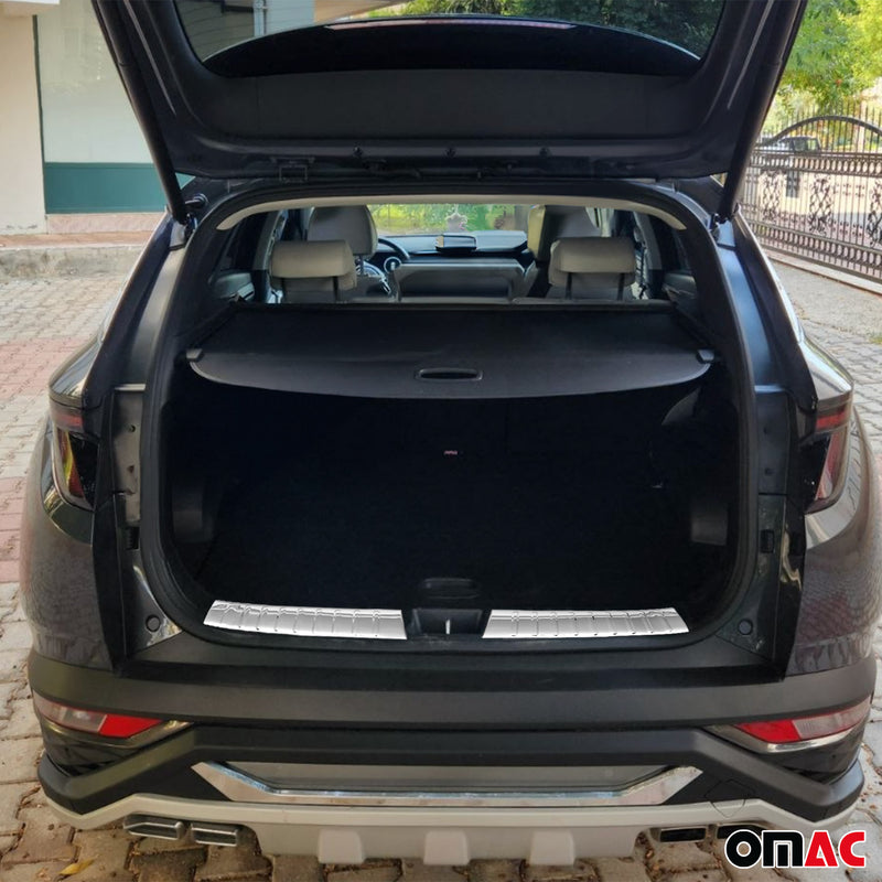 Innen Ladekantenschutz Stoßstange für Hyundai Tucson 2021-2025 Edelstahl 2tlg