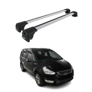 Dachträger Grundträger für Ford Galaxy 2006-2015 Silber Alu 2 tlg
