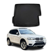 Kofferraummatte Kofferraumwanne für BMW X3 F25 2010-2017 Gummi TPE Schwarz