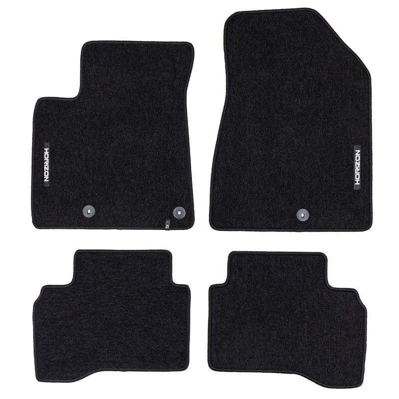 Velours Fußmatten für Kia Niro I 2016-2022 Autoteppich Automatten Schwarz 4 tlg