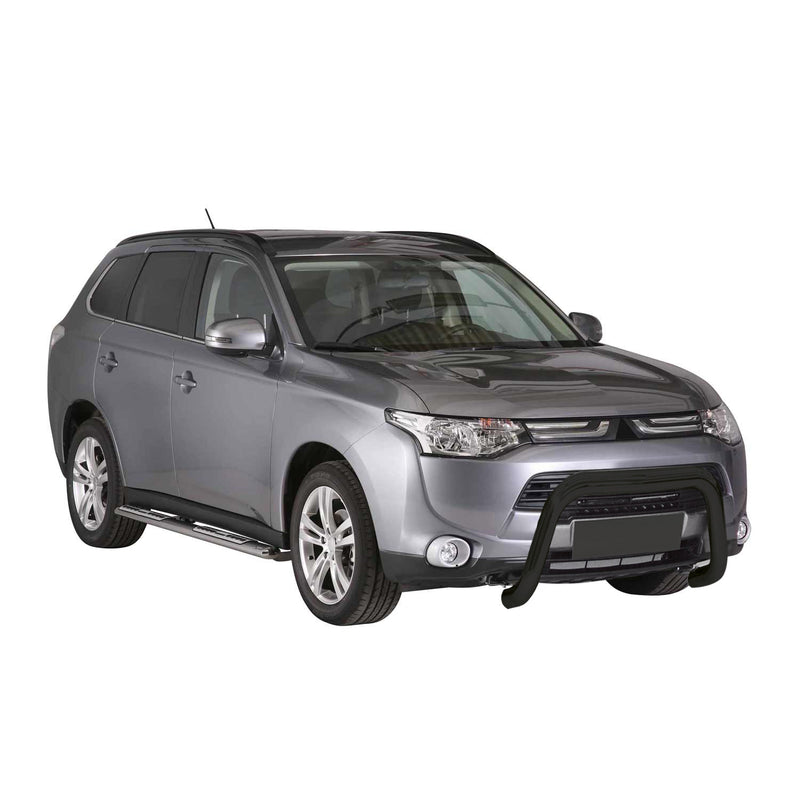 Frontbügel Frontschutzbügel für Mitsubishi Outlander 2013-2015 ø76 Stahl Schwarz