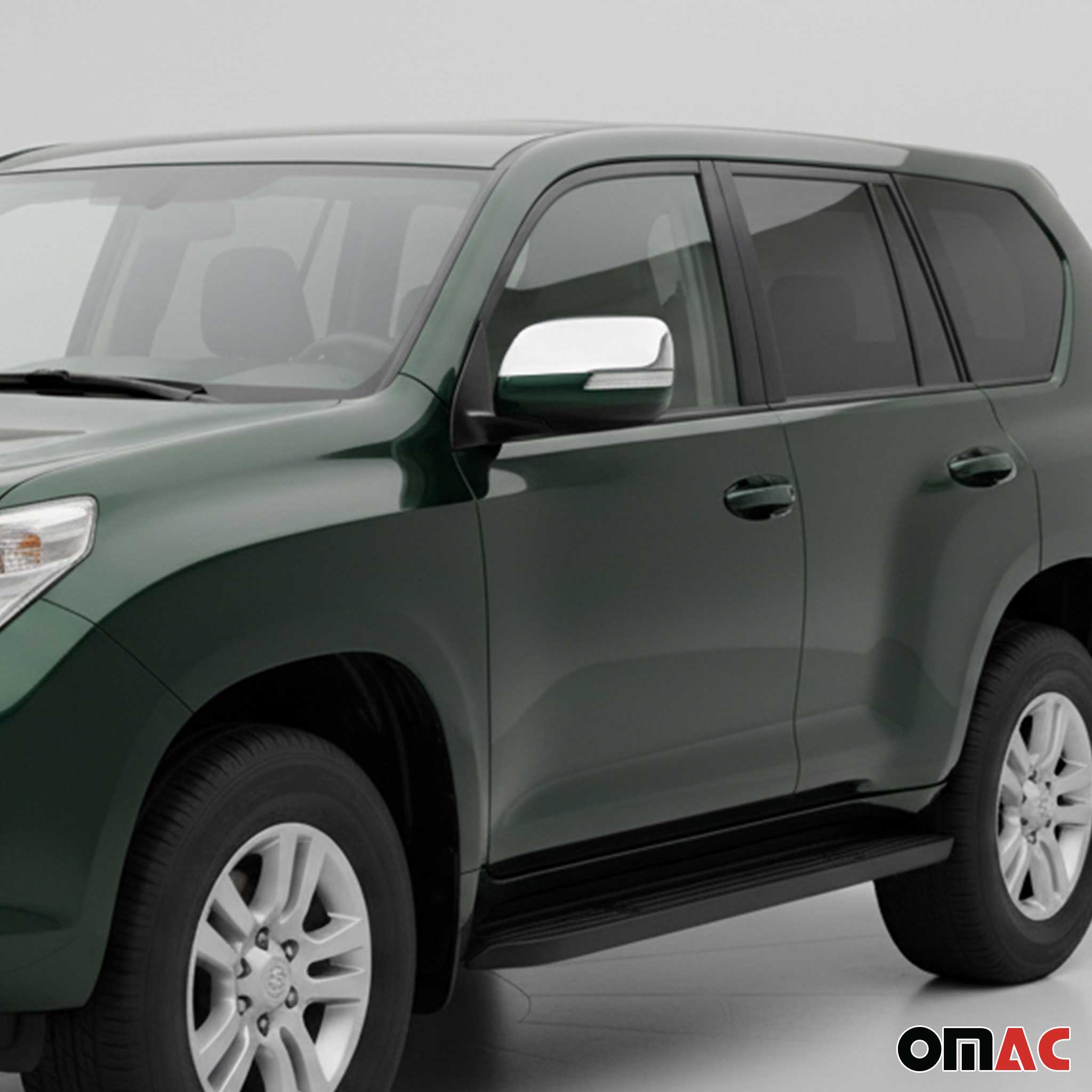 Spiegelkappen Spiegelabdeckung für Toyota Land Cruiser Prado 150 2009-2023 Chrom