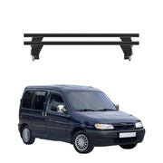 Menabo Dachträger Grundtäger für Citroen Berlingo 1996-2008 50kg Alu Schwarz 2x